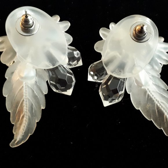 Vintage 1980's Handcrafted Earrings - Picture 3 of 4